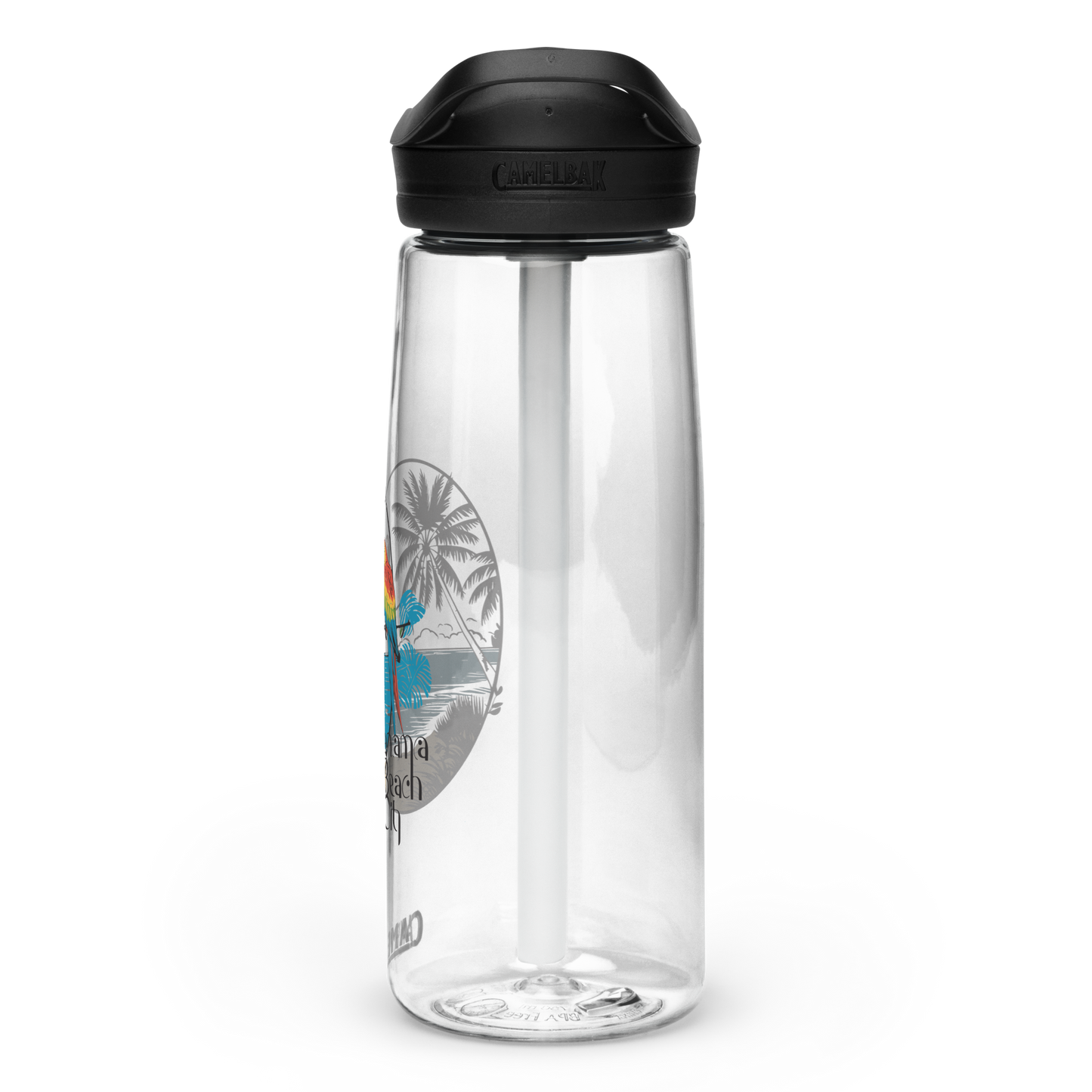 Parrot Perch: Panama City Beach Sports Water Bottle