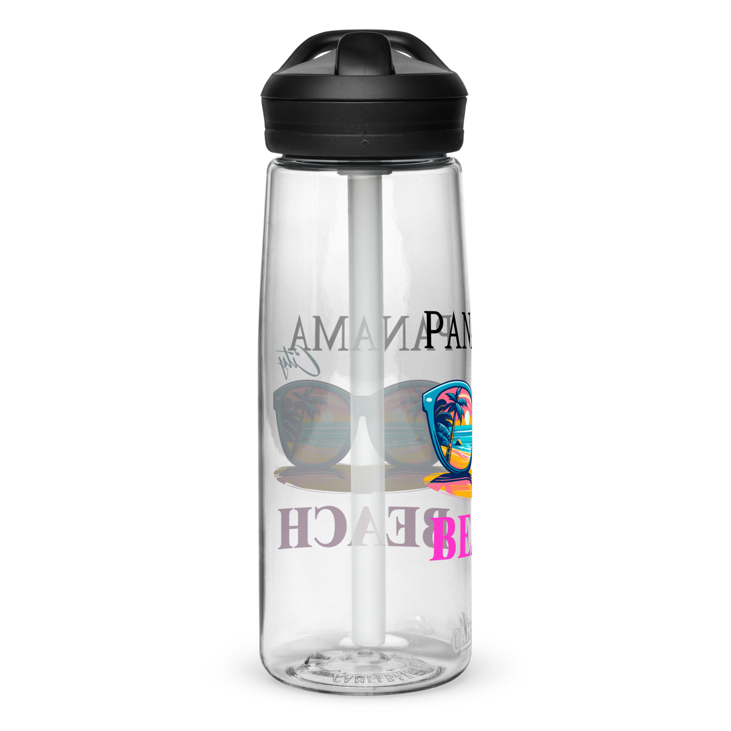 Beach Shades: Panama City Beach Sports Water Bottle