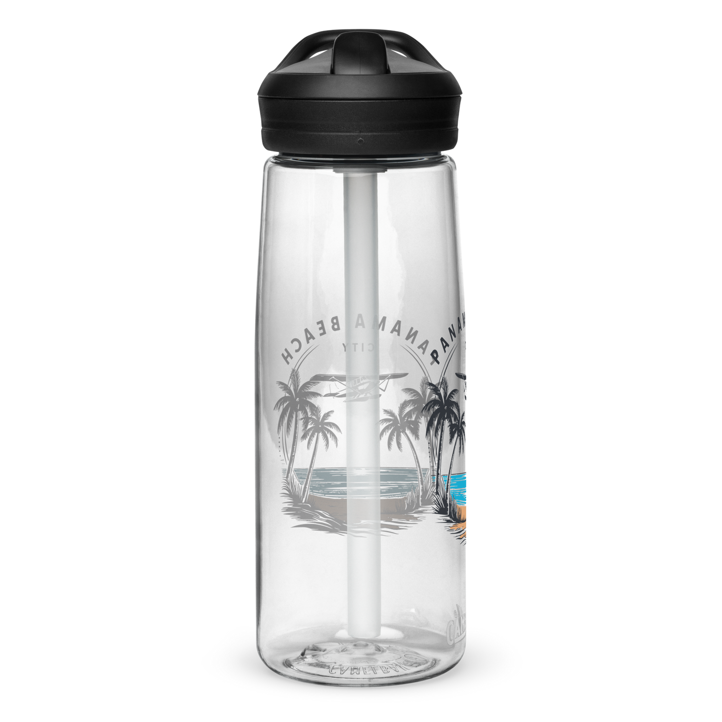 Skyline to Shoreline: Panama City Beach Sports Water Bottle