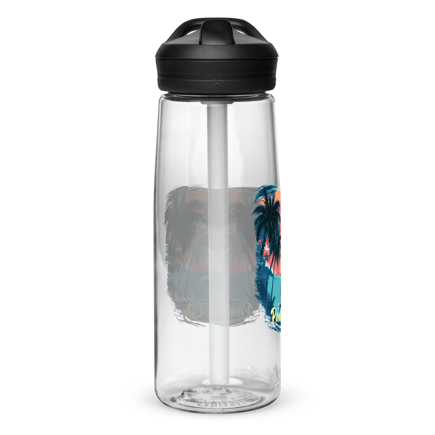 Sunset Splash: Panama City Beach Sports Water Bottle