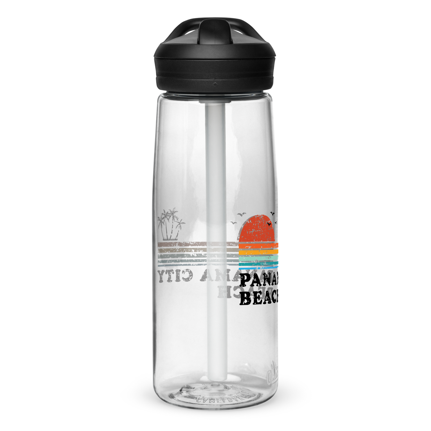 Sunset Streaks: Panama City Beach Sports Water Bottle