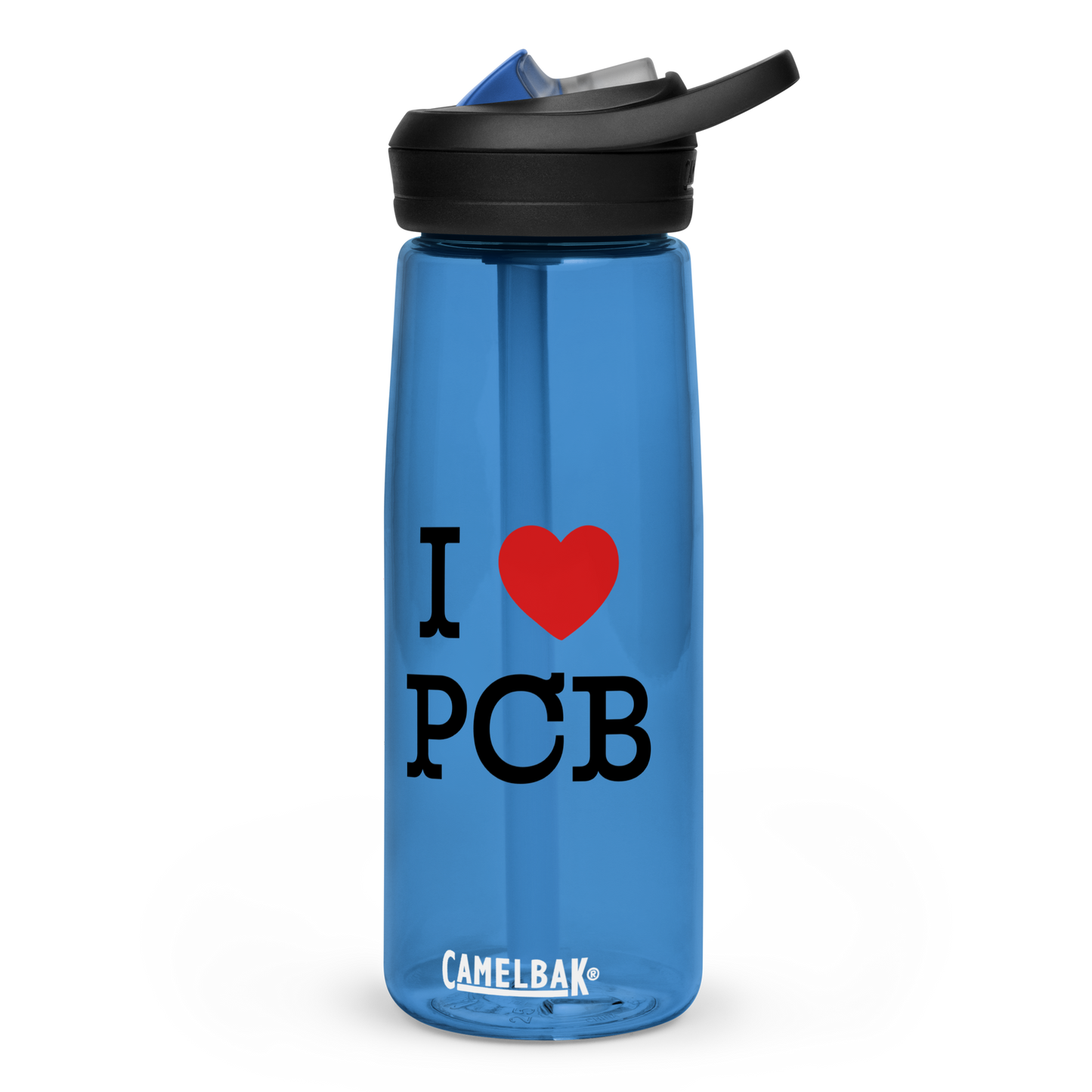 I Love PCB Sports Water Bottle