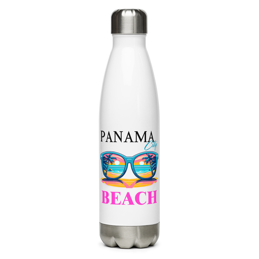 Beach Shades: Panama City Beach Stainless Steel Water Bottle