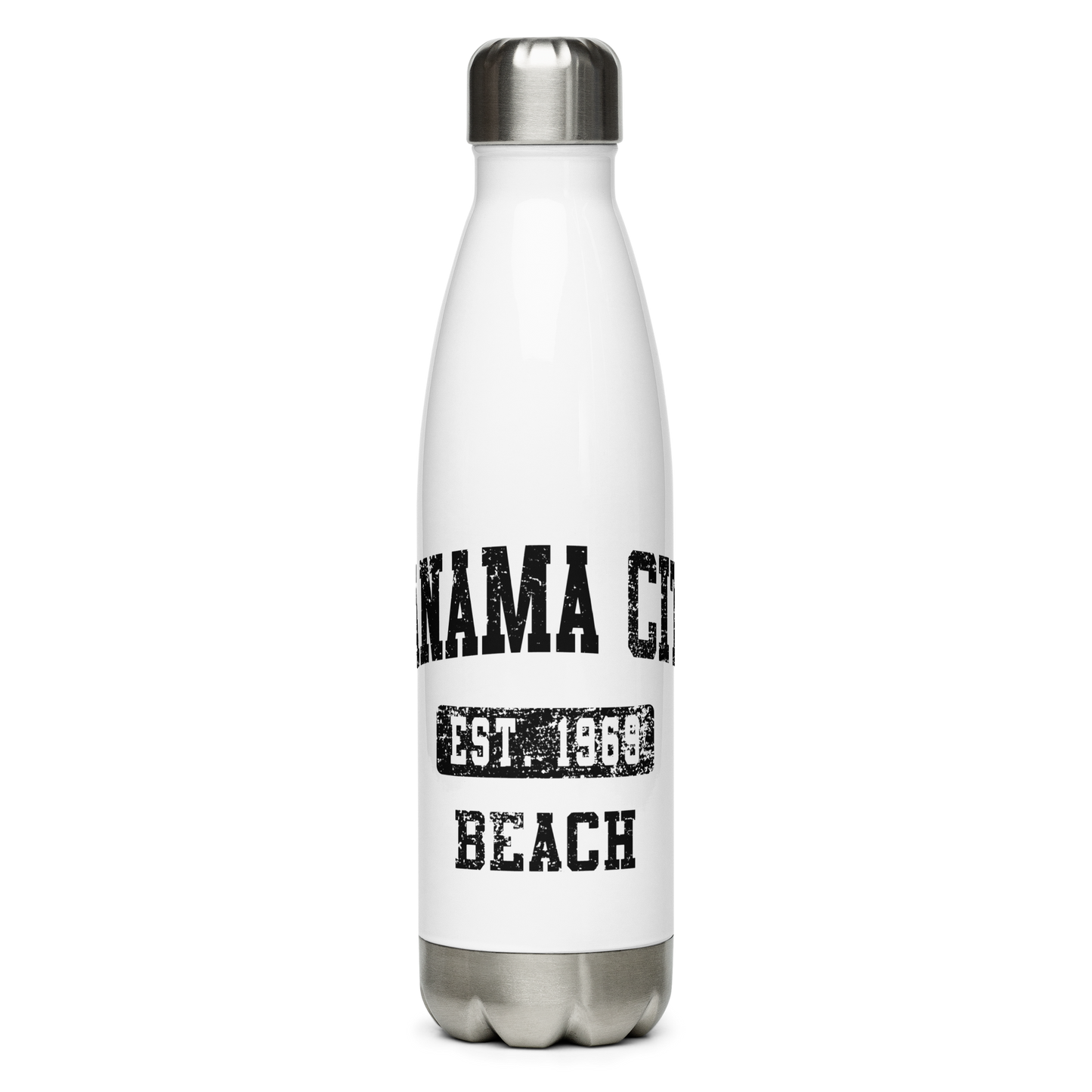 Vintage Vibes: Panama City Beach Est. 1969 Stainless Steel Water Bottle