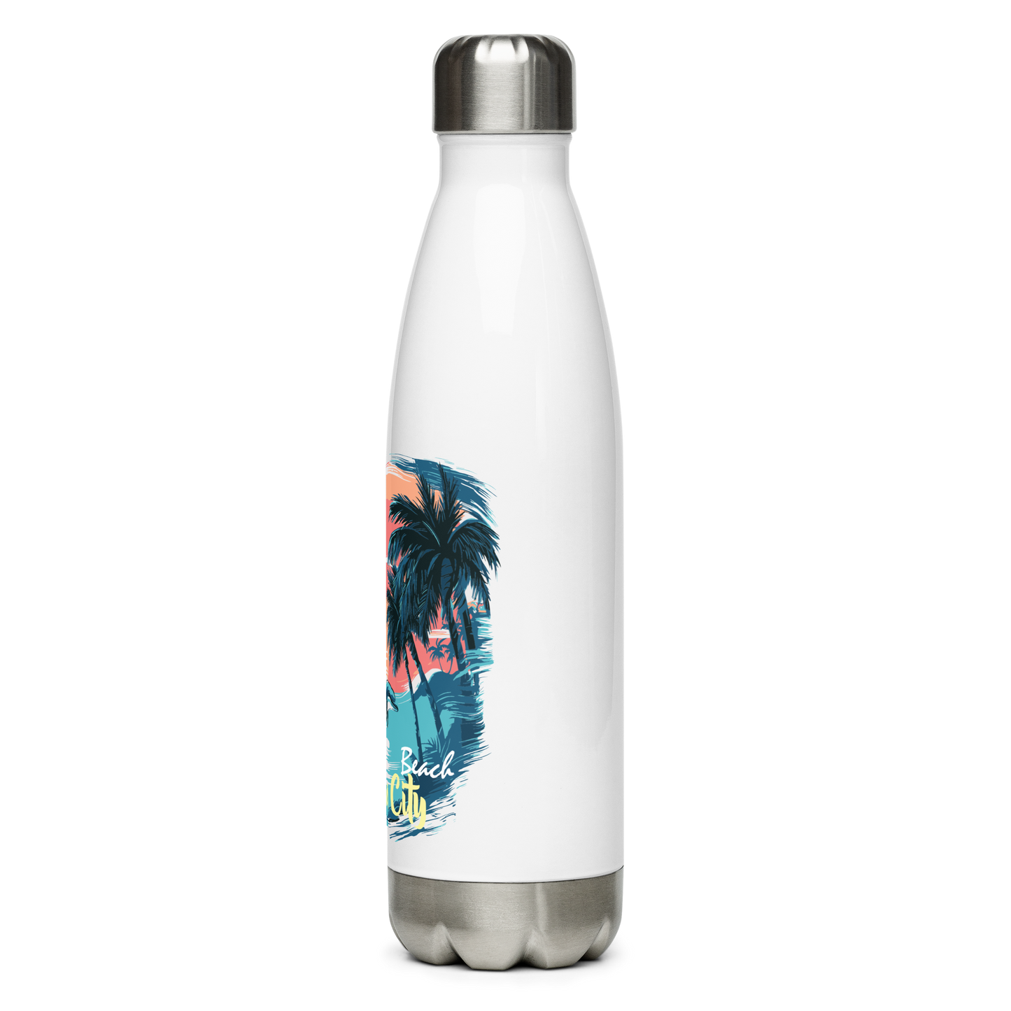 Sunset Splash: Panama City Beach Stainless Steel Water Bottle