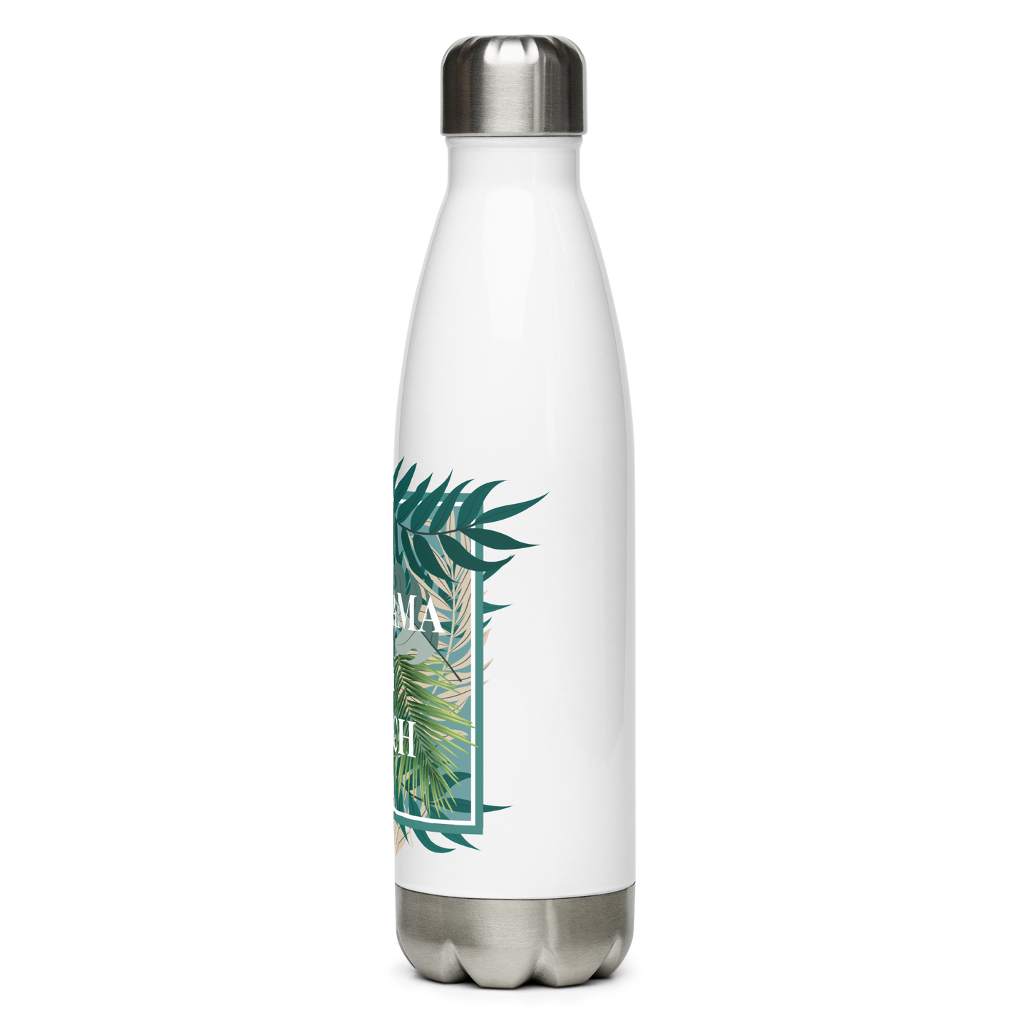 Tropical Canopy: Panama City Beach Stainless Steel Water Bottle