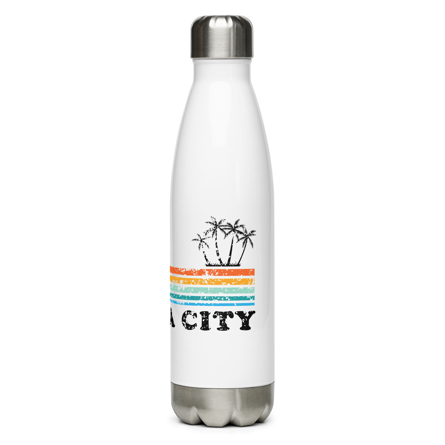 Sunset Streaks: Panama City Beach Stainless Steel Water Bottle