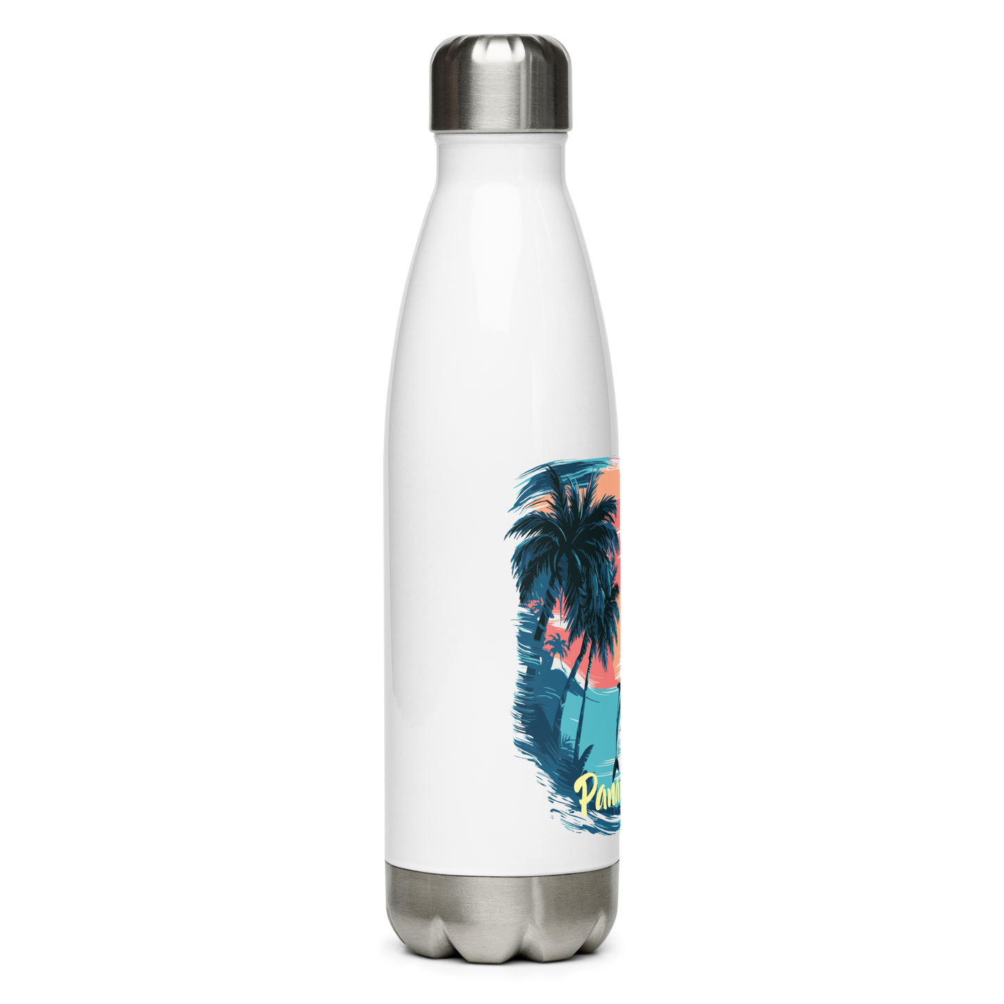 Sunset Splash: Panama City Beach Stainless Steel Water Bottle