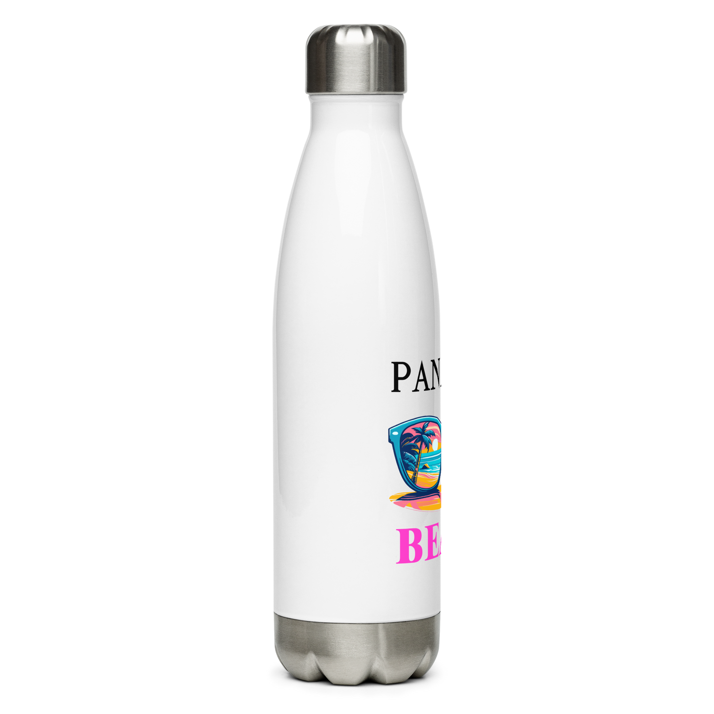 Beach Shades: Panama City Beach Stainless Steel Water Bottle