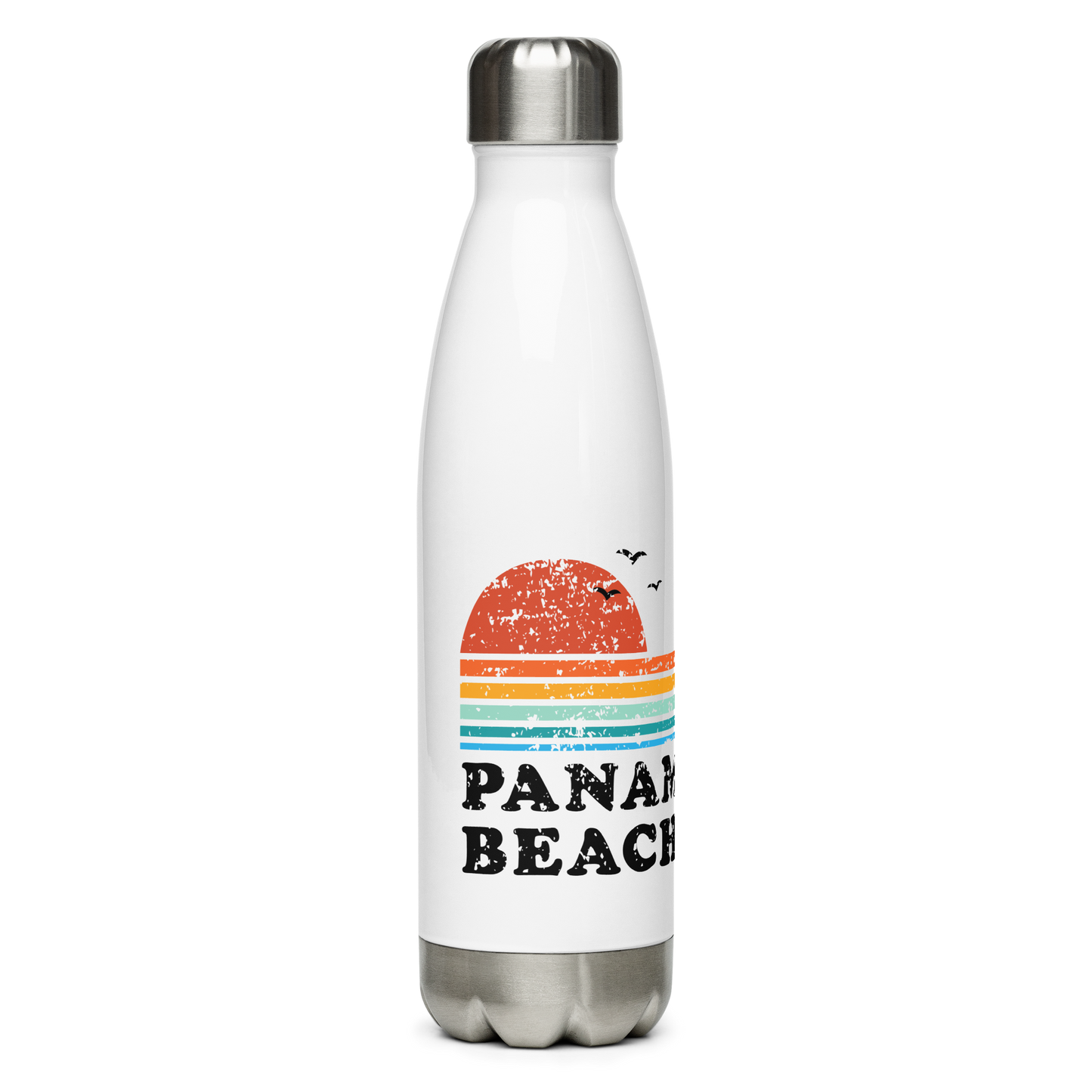 Sunset Streaks: Panama City Beach Stainless Steel Water Bottle