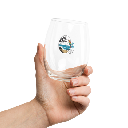 Parrot Perch: Panama City Beach Wine Glass