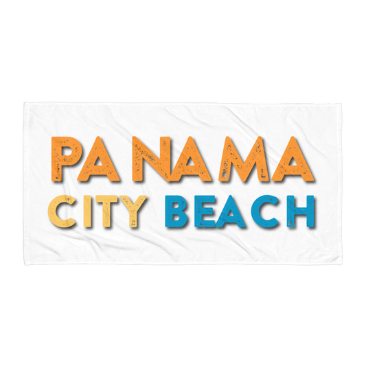 Panama City Beach Design Towel