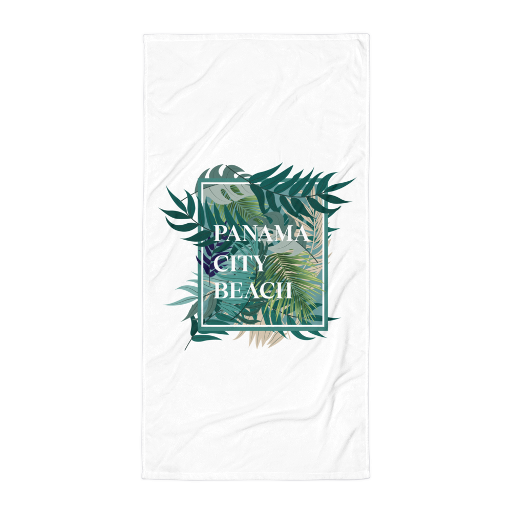 Tropical Canopy: Panama City Beach Towel