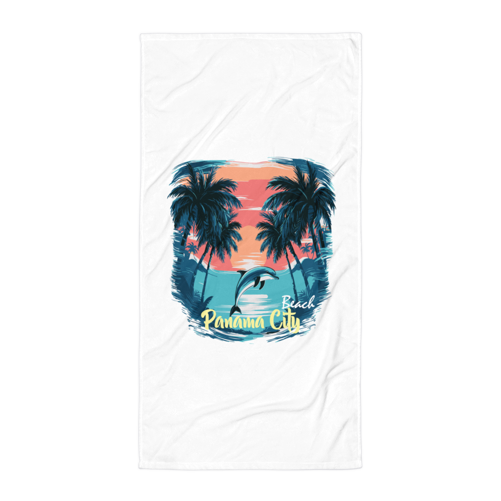 Sunset Splash: Panama City Beach Towel