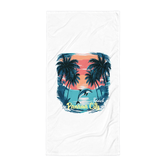 Sunset Splash: Panama City Beach Towel