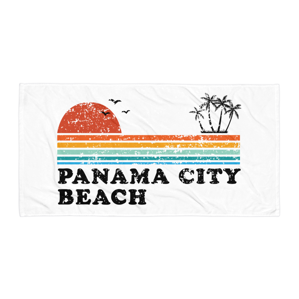 Sunset Streaks: Panama City Beach Towel