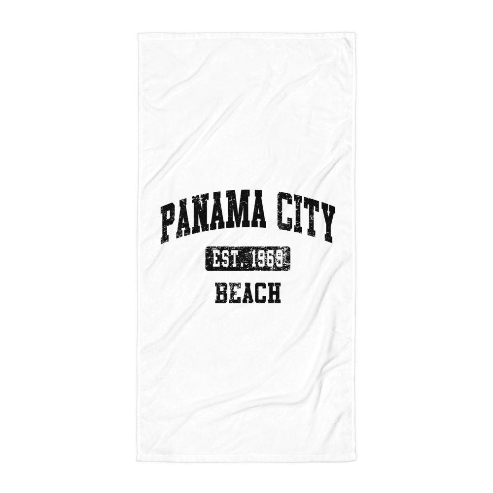 Vintage Vibes: Panama City Beach Est. 1969 Beach Towel