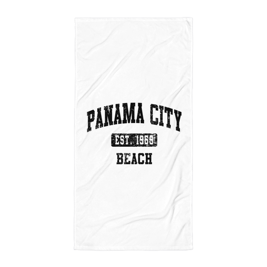 Vintage Vibes: Panama City Beach Est. 1969 Beach Towel