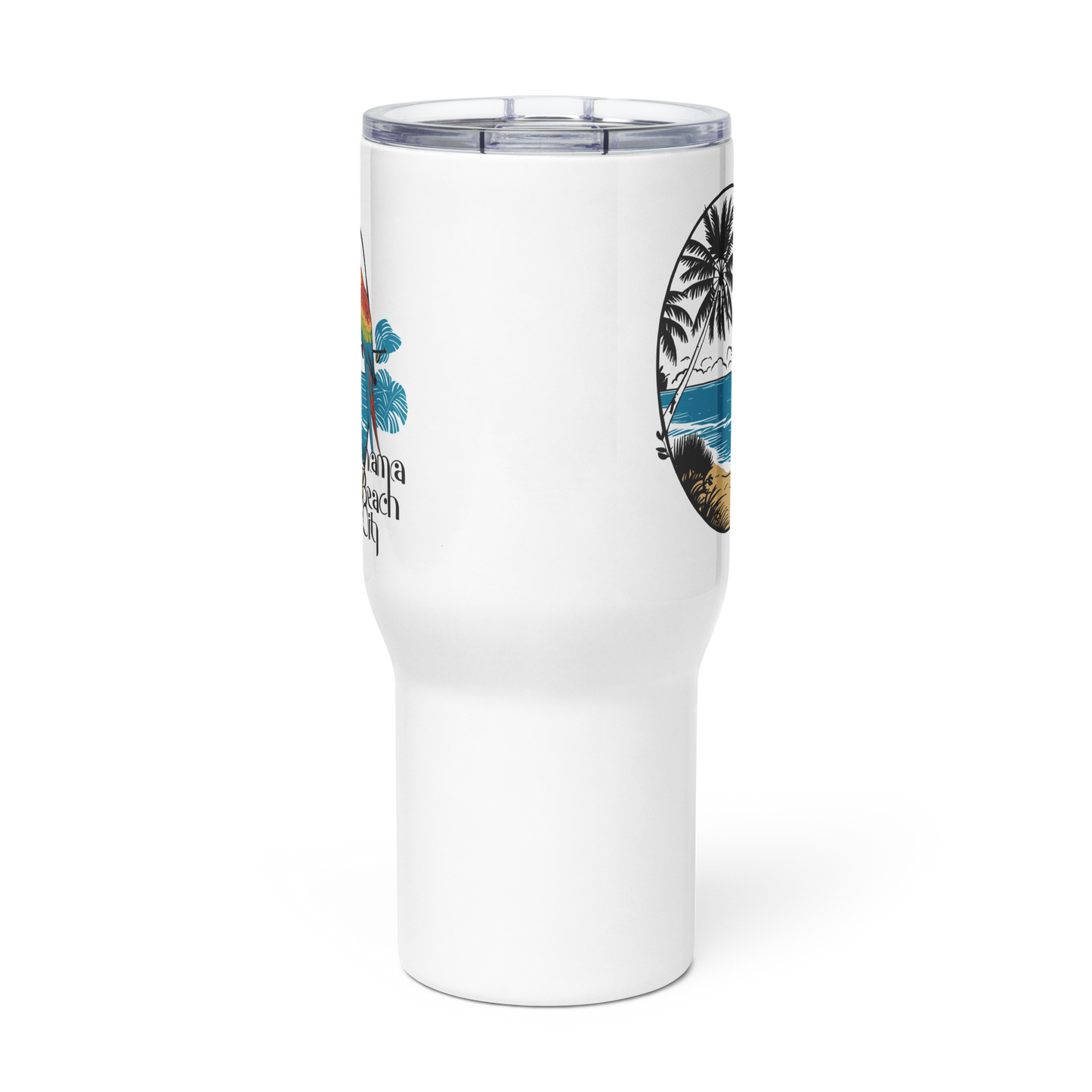 Parrot Perch: Panama City Beach Travel Mug