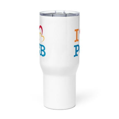 I Love PCB Travel Mug with a Handle