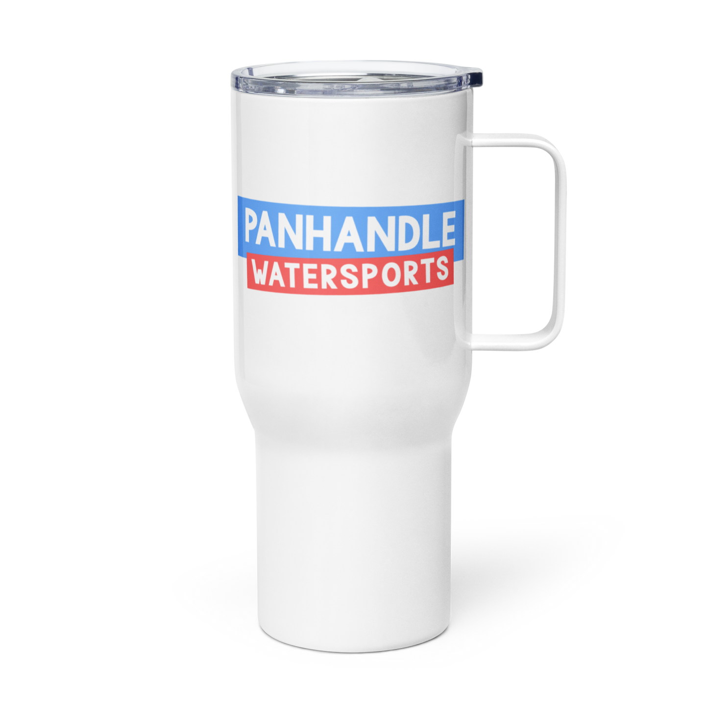 Panhandle Watersports Travel Mug with a Handle