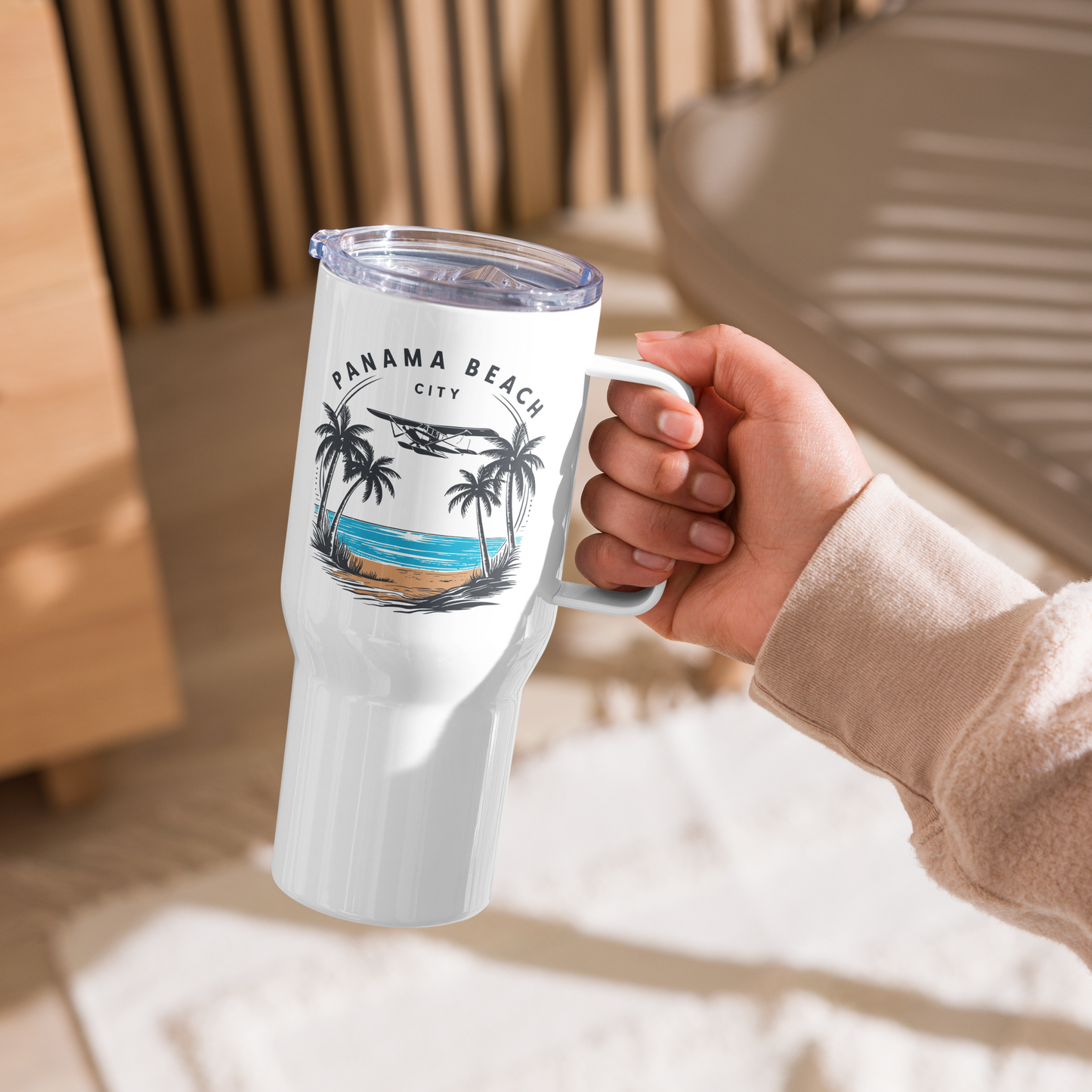 Skyline to Shoreline: Panama City Beach Travel Mug