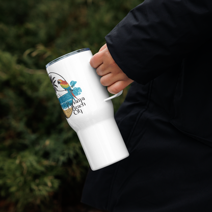 Parrot Perch: Panama City Beach Travel Mug