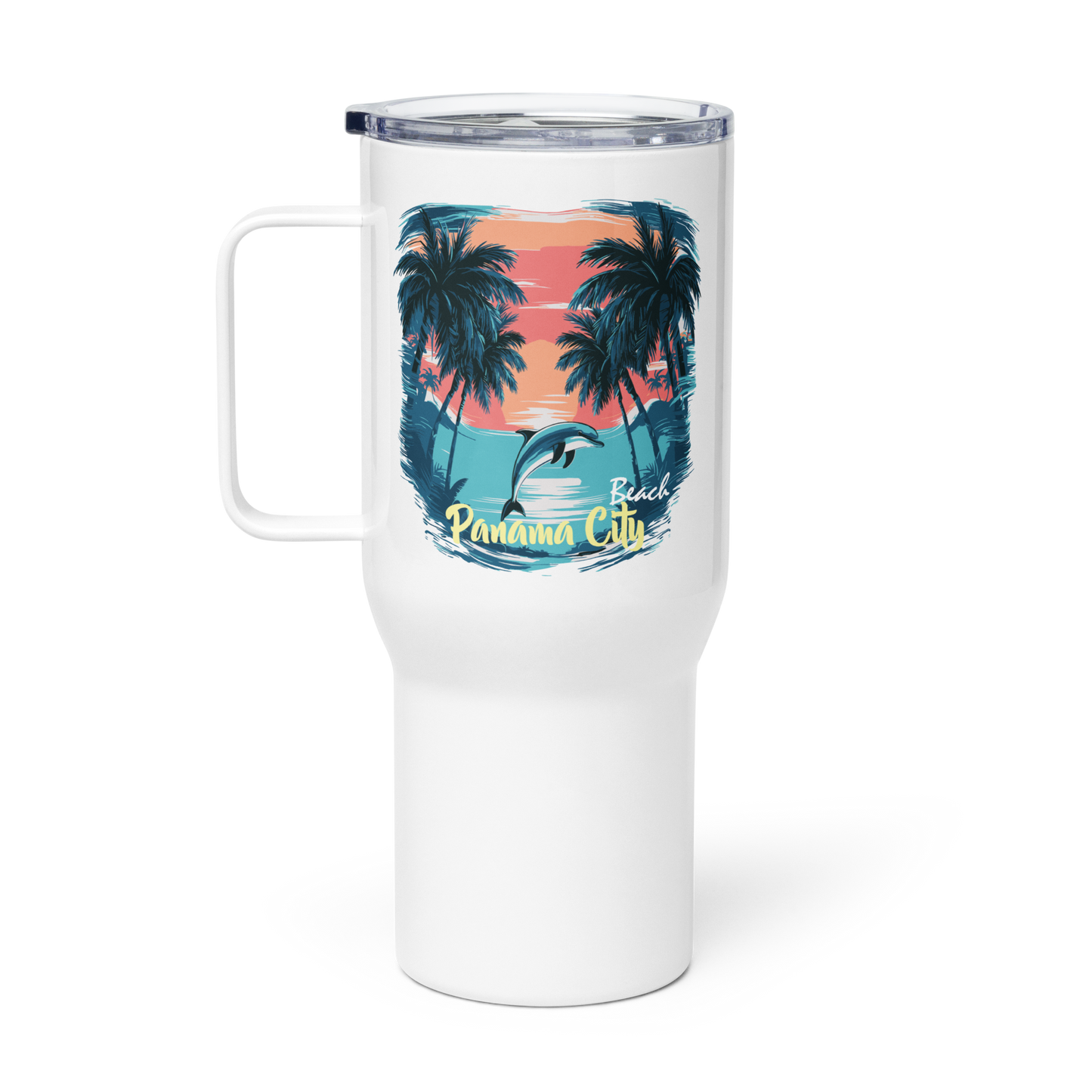 Sunset Splash: Panama City Beach Travel Mug