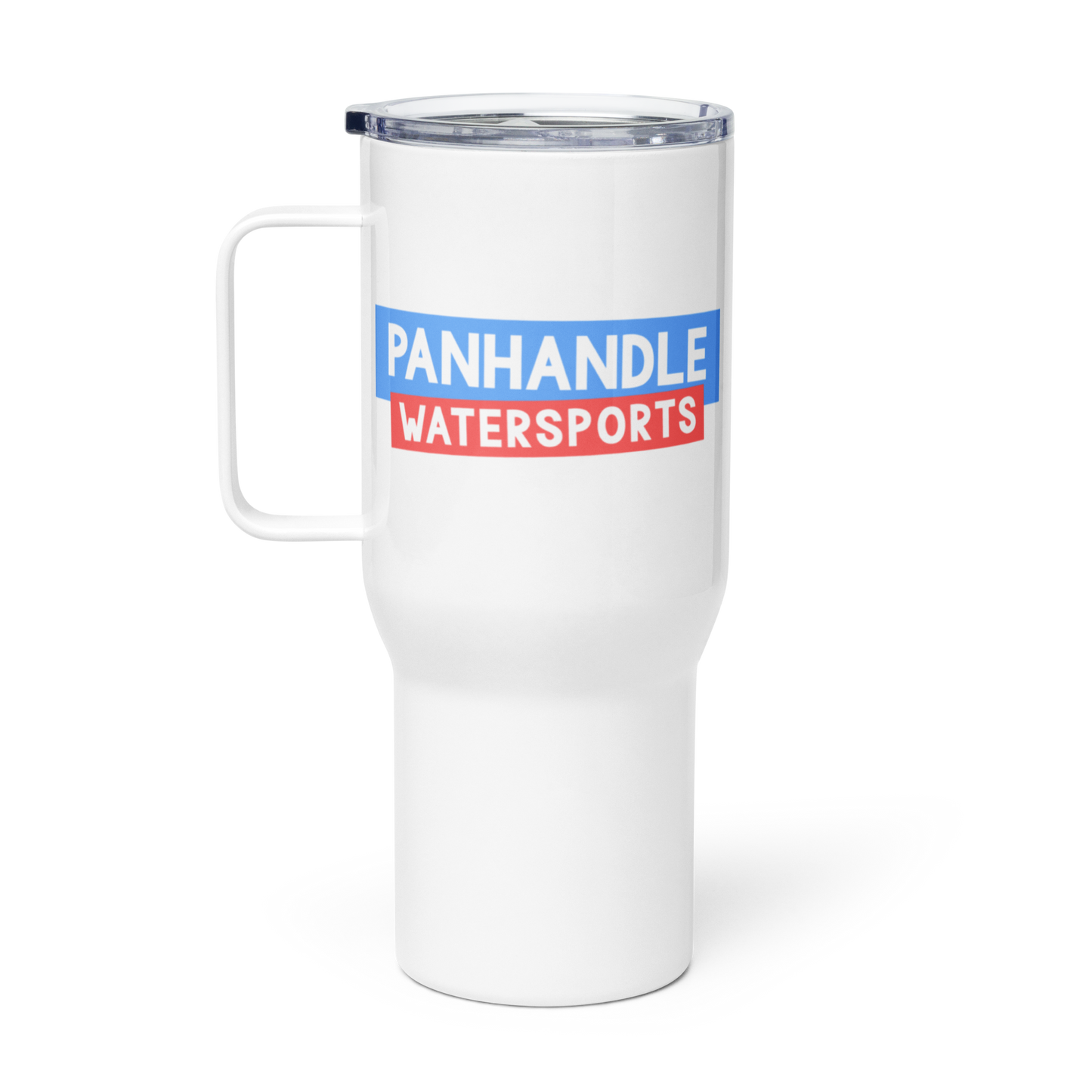 Panhandle Watersports Travel Mug with a Handle