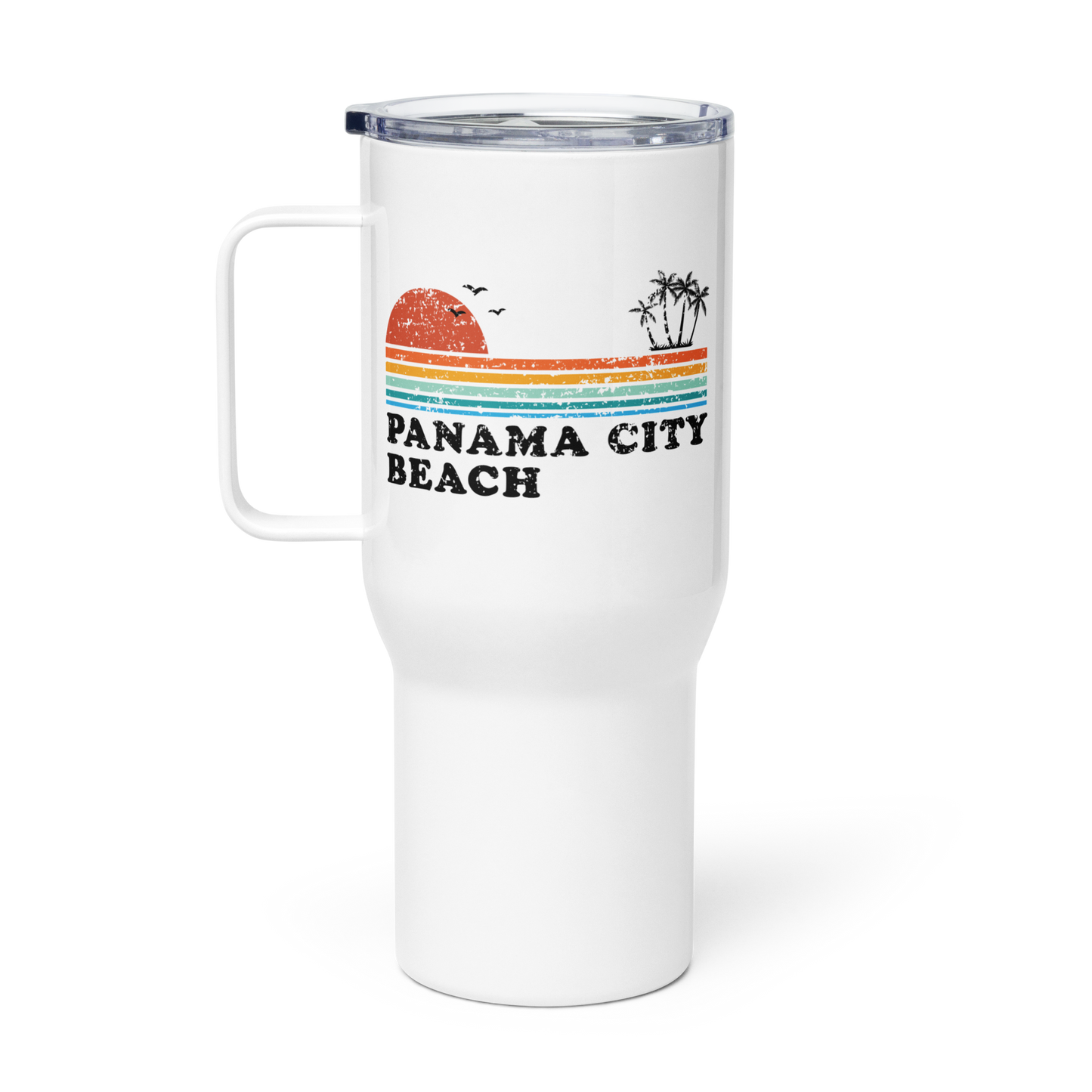 Sunset Streaks: Panama City Beach Mug with Handle