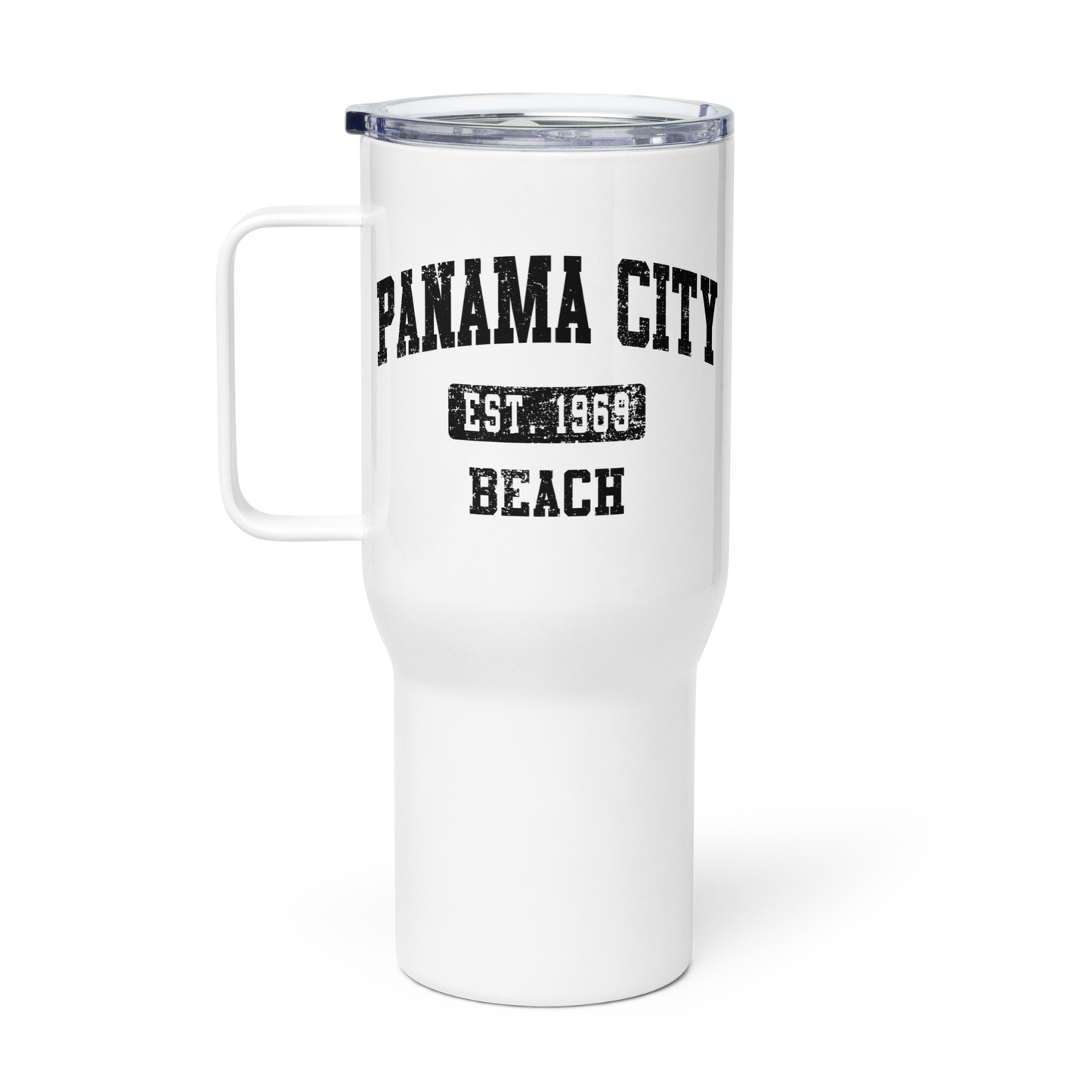 Vintage Vibes: Panama City Beach Est. 1969 Mug with Handle