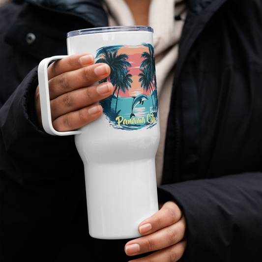 Sunset Splash: Panama City Beach Travel Mug
