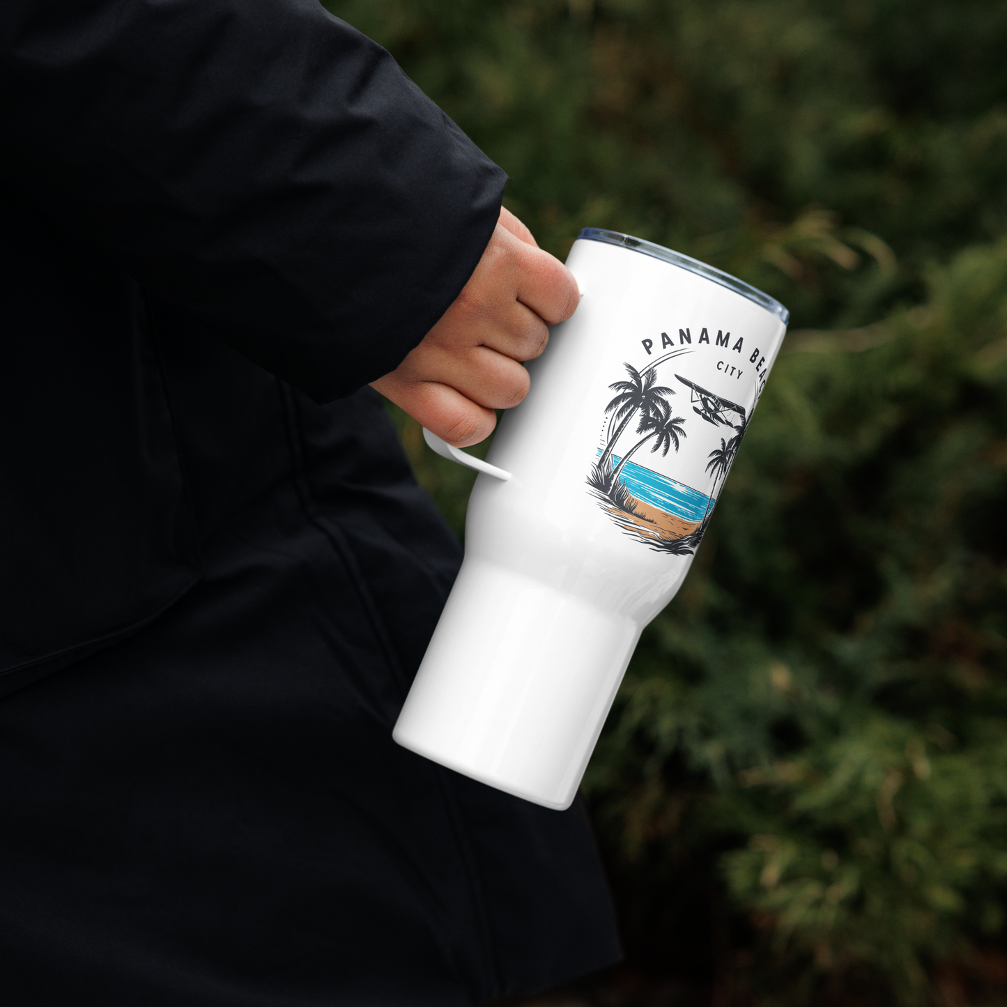 Skyline to Shoreline: Panama City Beach Travel Mug
