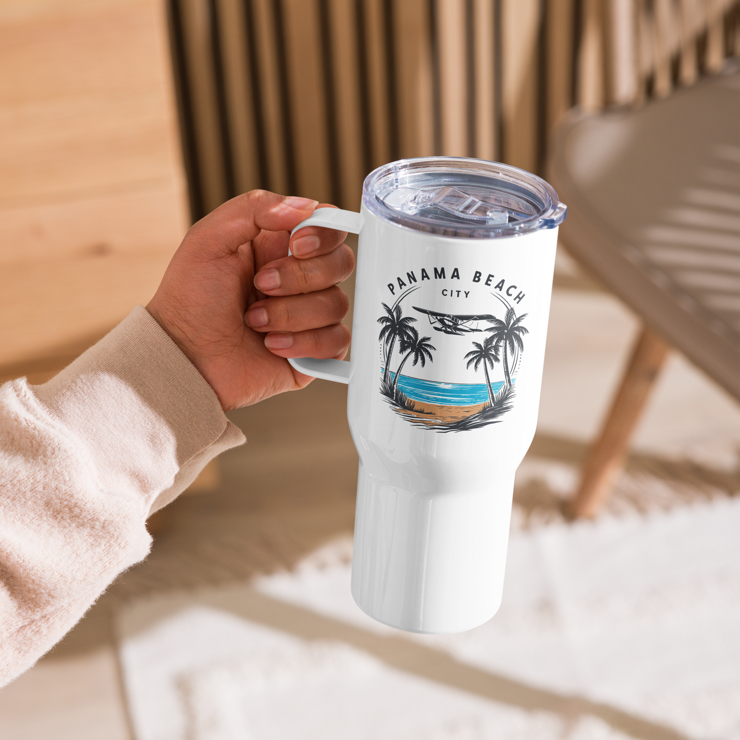 Skyline to Shoreline: Panama City Beach Travel Mug