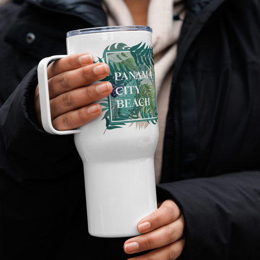 Tropical Canopy: Panama City Beach Travel Mug