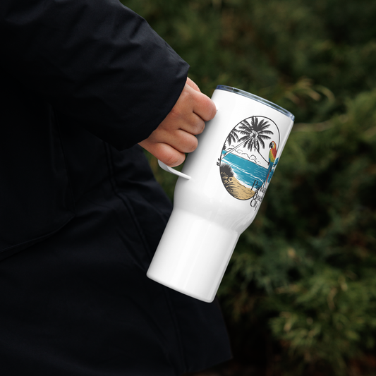 Parrot Perch: Panama City Beach Travel Mug