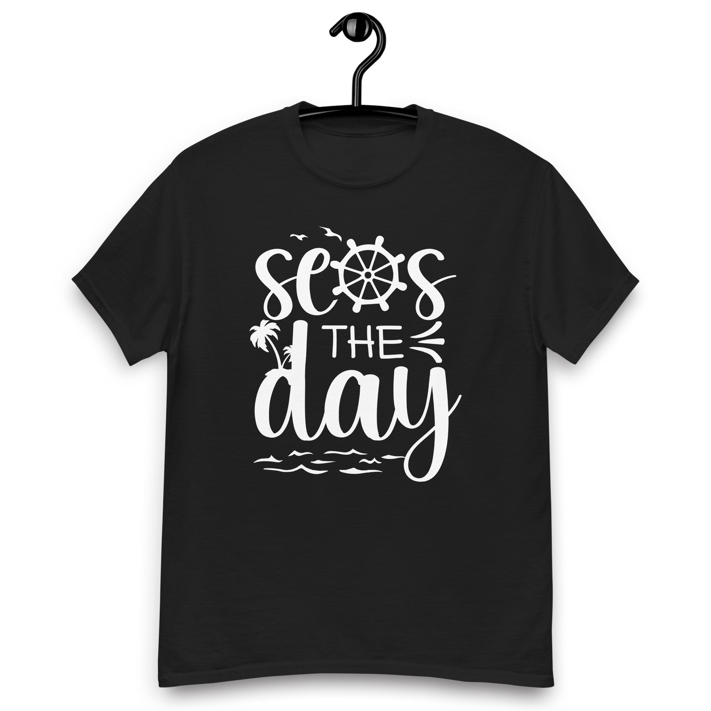 Seas The Day Tees ( Black )