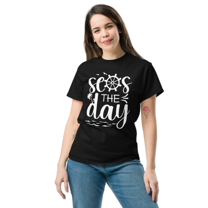 Seas The Day Tees ( Black )