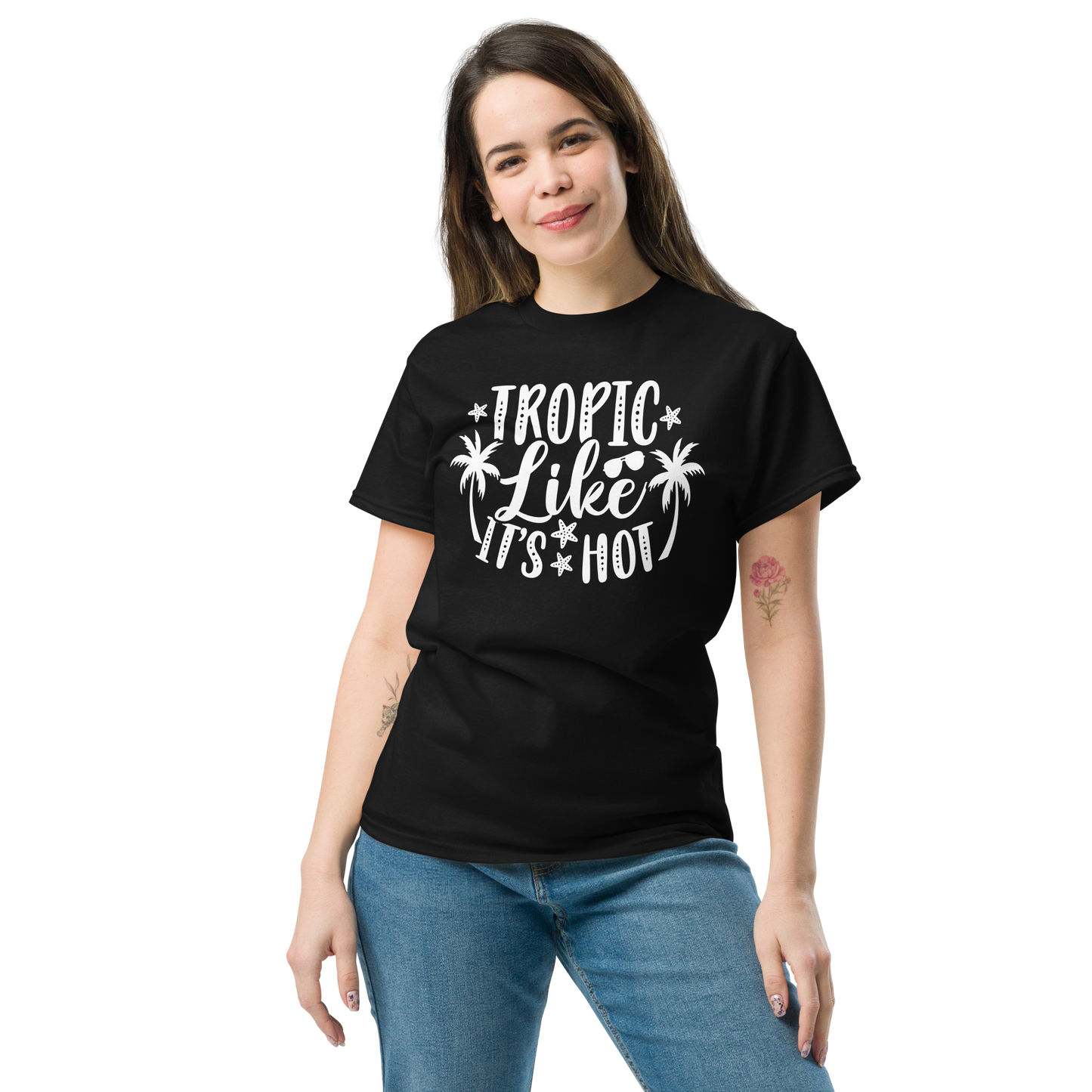 Tropic Lilee Tee (Black)