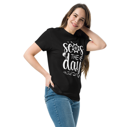 Seas The Day Tees ( Black )