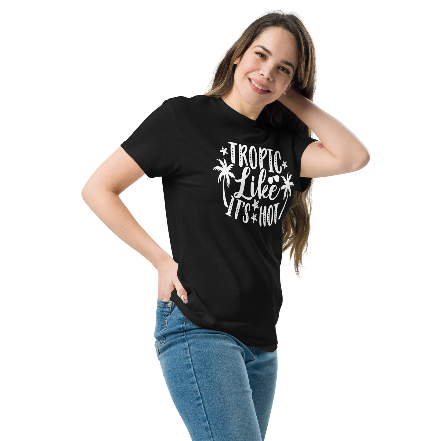Tropic Lilee Tee (Black)