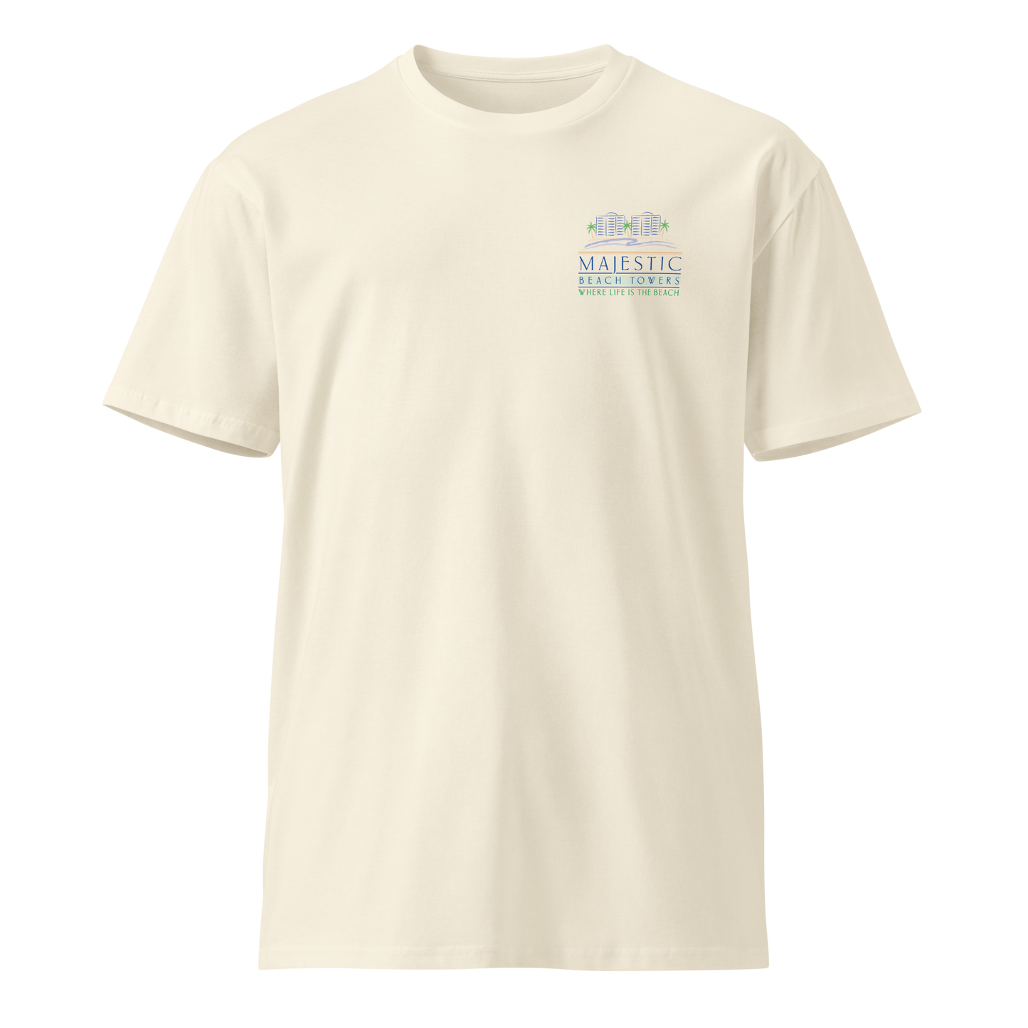 Majestic Beach Resort PCB Design Unisex Tee