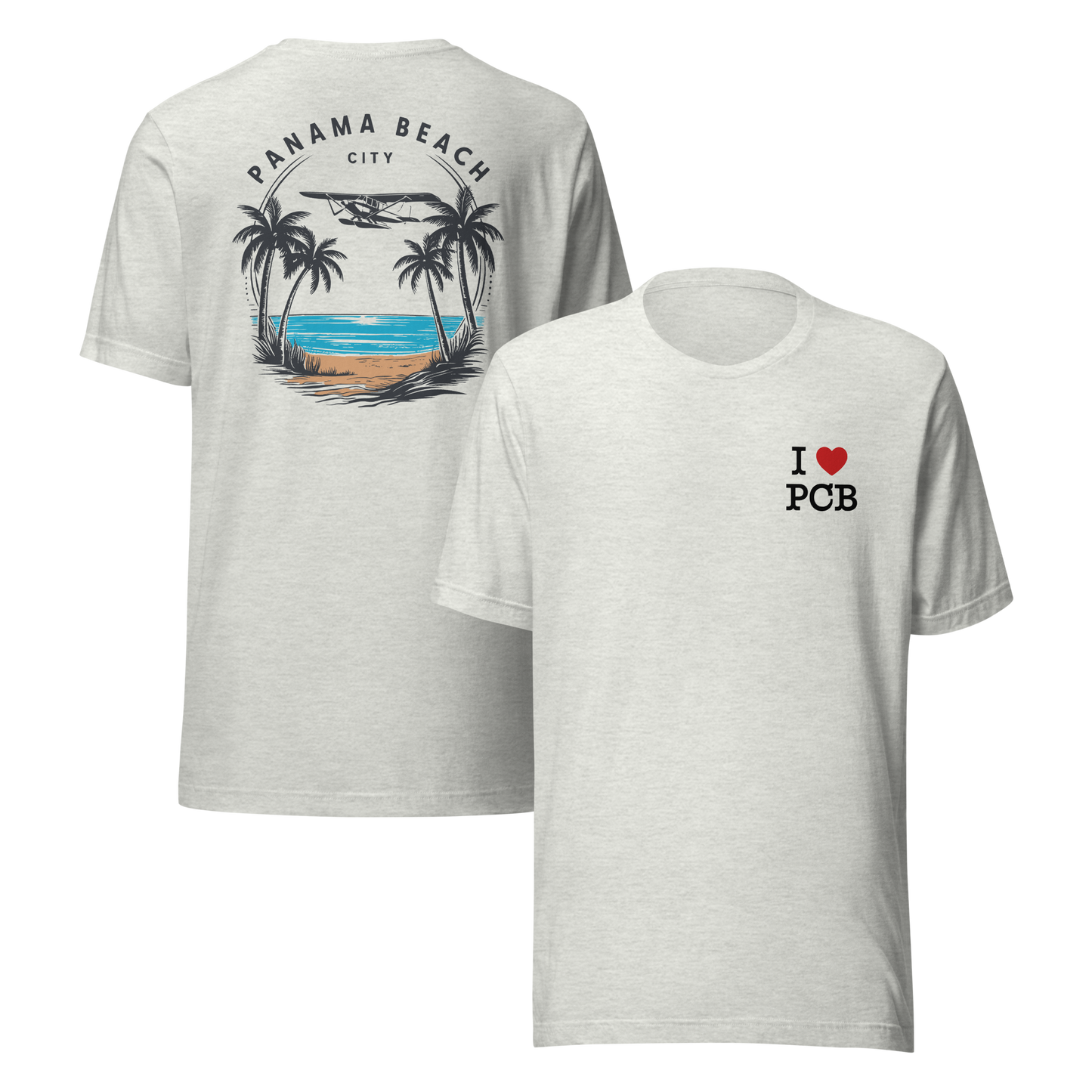 Skyline to Shoreline: I Love PCB Unisex Tee