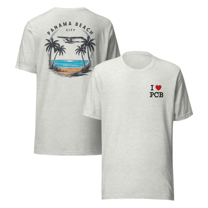 Skyline to Shoreline: I Love PCB Unisex Tee