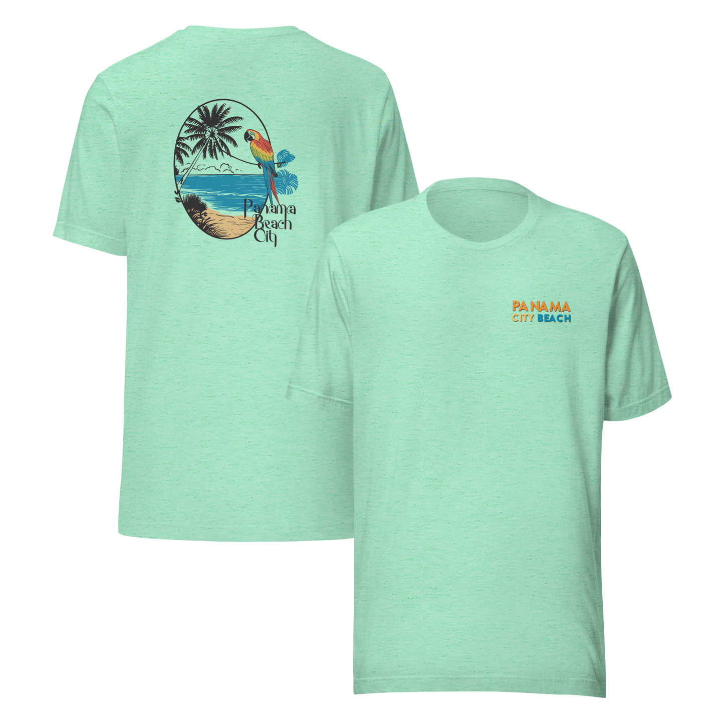 Parrot Perch: Panama City Beach Unisex Tee