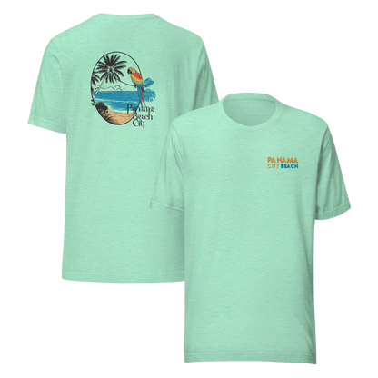 Parrot Perch: Panama City Beach Unisex Tee