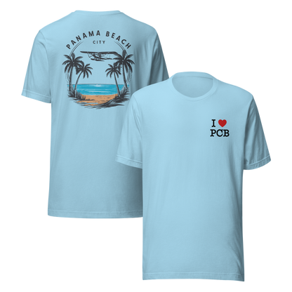 Skyline to Shoreline: I Love PCB Unisex Tee