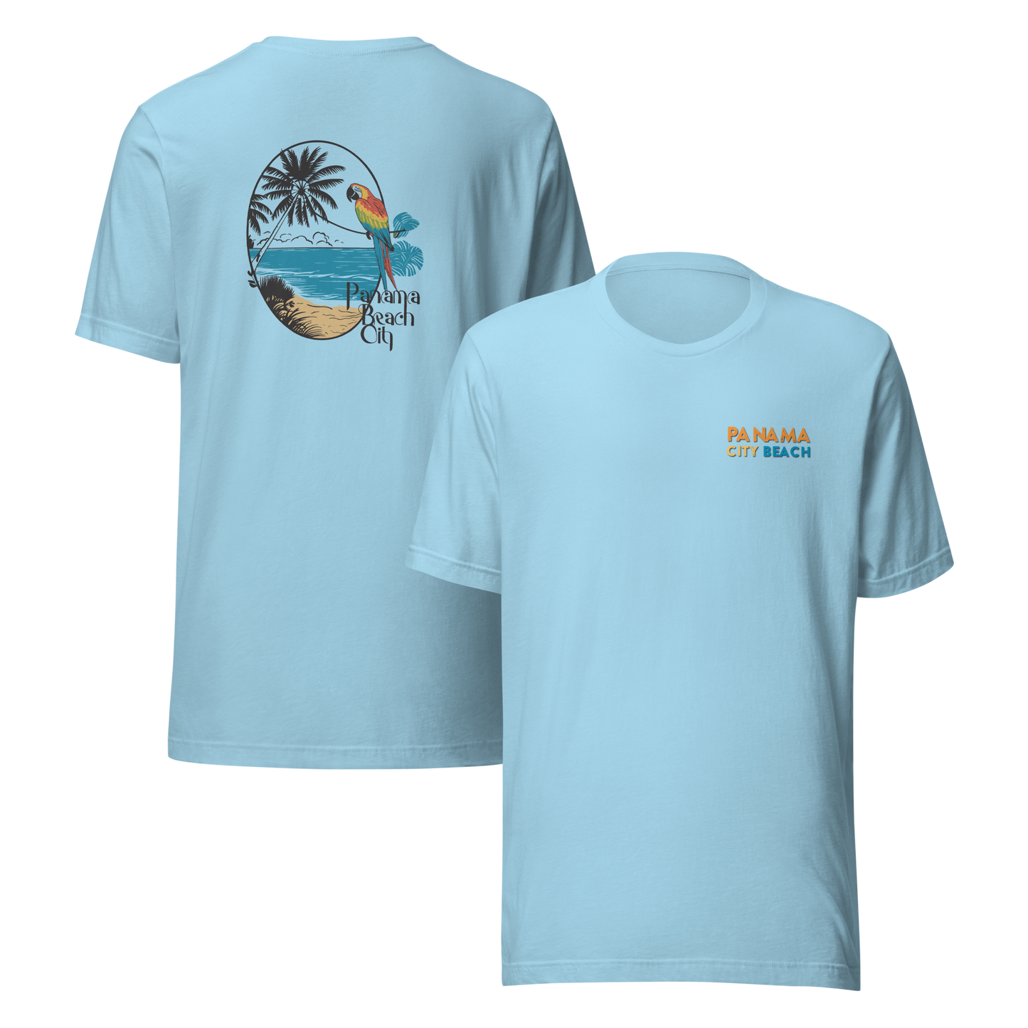 Parrot Perch: Panama City Beach Unisex Tee