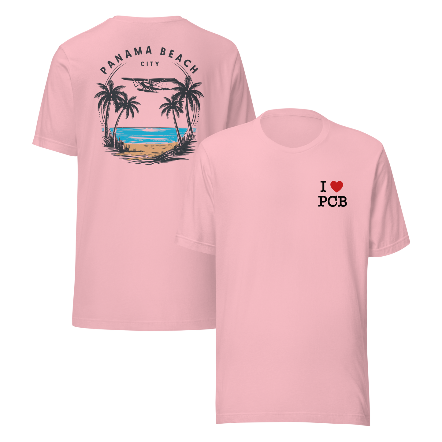 Skyline to Shoreline: I Love PCB Unisex Tee