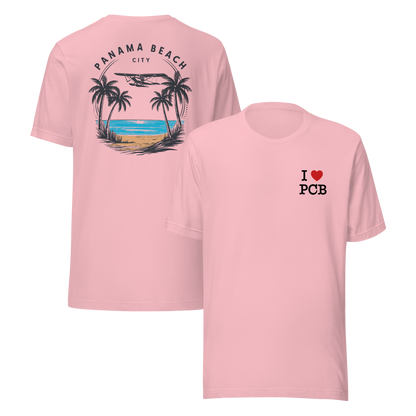 Skyline to Shoreline: I Love PCB Unisex Tee